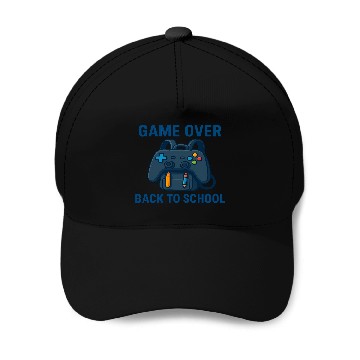 Discover Game Over Retro Backpack Design Baseball Caps