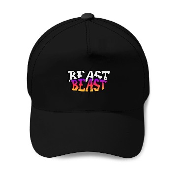 Discover Retro Graffiti Beast Logo Design Baseball Caps