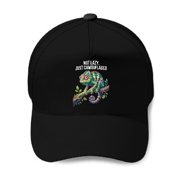 Discover Camouflaged Chameleon Pride Baseball Caps