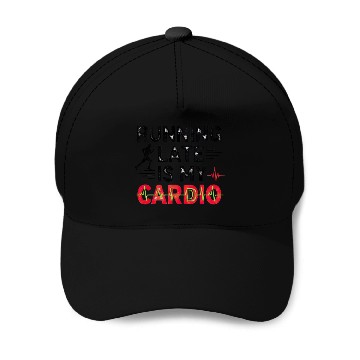 Discover Running Late Is My Cardios Baseball Caps