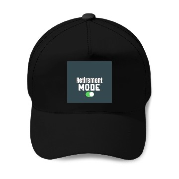 Discover Retirement Mode Toggle Design Baseball Caps