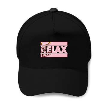 Discover Cherry Blossom Relax Logo Baseball Caps
