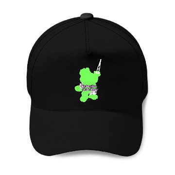 Discover Intensive Care Bear Green Baseball Caps