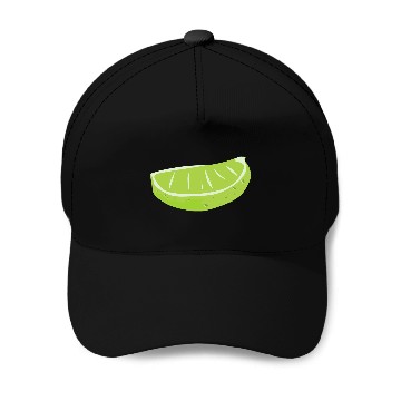 Discover Lime Wedge Baseball Caps