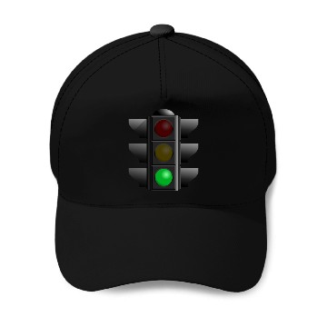 Discover Traffic Light Green Baseball Caps