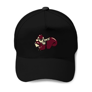 Discover Squirrel witty nut gun Baseball Caps