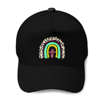 Discover He Is Risen Leopard Rainbow Christian Jesus Easter Baseball Caps