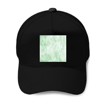 Discover Light Green Shell Pattern Polo Baseball Caps