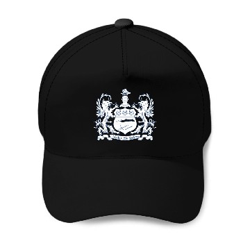 Discover Alpha Xi Delta Crest Blue Baseball Caps