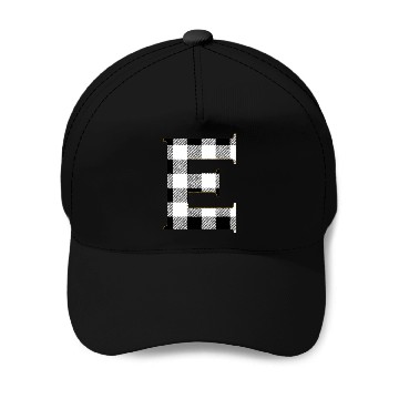 Discover Gingham Check E Baseball Caps