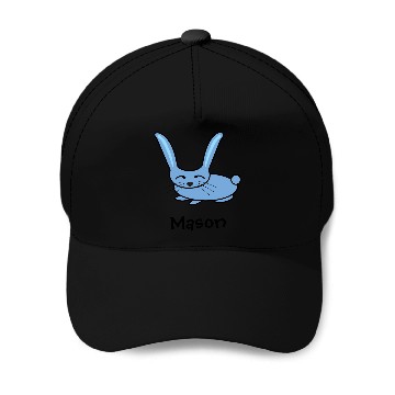 Discover Light blue bunny Baseball Caps