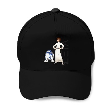 Discover Leia & R2-D2 Baseball Caps