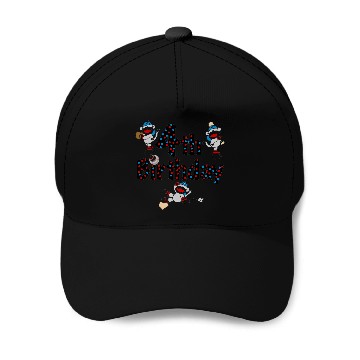 Discover Sock Monkey Baseball 4th Birthday Baseball Caps