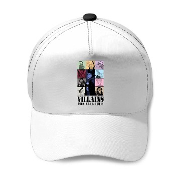 Discover Villains Eras Tour Baseball Caps