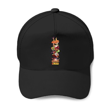 Discover Bob's Burgers Group Shot Burger Stack Baseball Caps