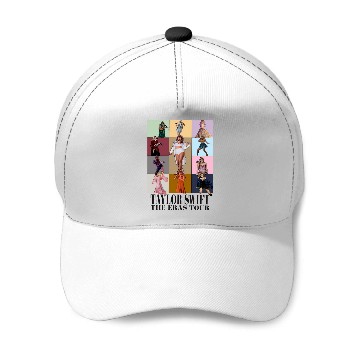 Discover Eras Tour Poster Baseball Caps