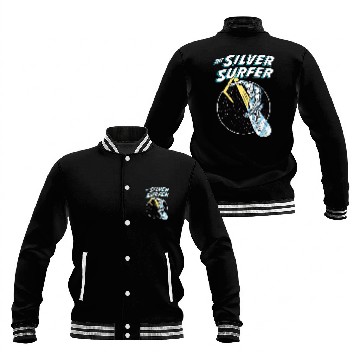 Discover Cosmic Silver Surfer - Silver Surfer - Baseball Jackets