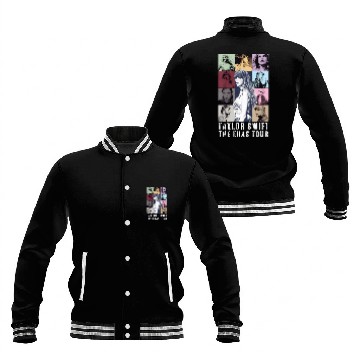 Discover Swift Eras Tour Zip Baseball Jackets