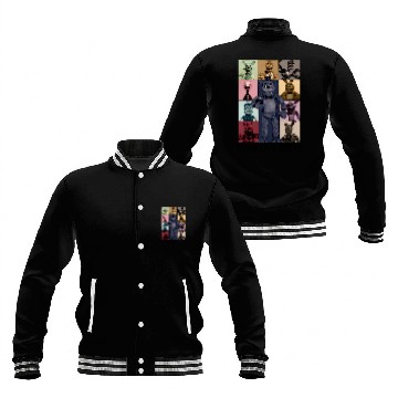 Discover Five Nights At Freddys Eras Tour Hawaiians Baseball Jackets