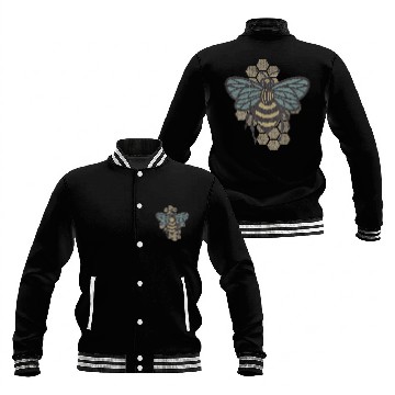 Discover Retro Beekeeper Baseball Jackets - Vintage Save the Bees Bumblebee