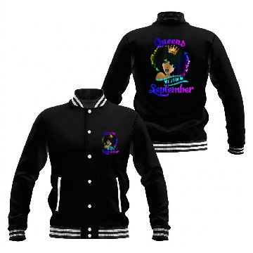 Discover Queens Born September Virgo Libra Birthday Baseball Jackets