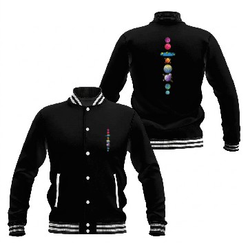 Discover Flat Earth Baseball Jackets Map Model Globe Conspiracy Believer