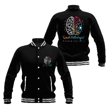 Discover Brain Of A Speech Pathologist Baseball Jackets