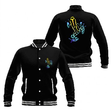 Discover Poison Dart Frog Baseball Jackets