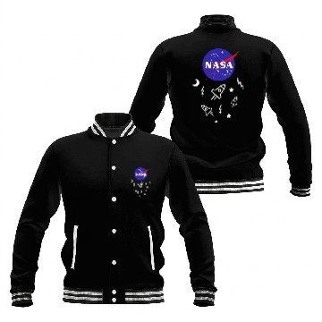 Discover NASA astronaut Space travel Baseball Jackets