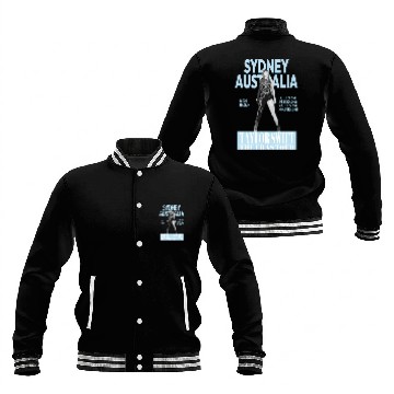 Discover Swift Eras Tour - Sydney, Australia - Light Blue Active Baseball Jackets