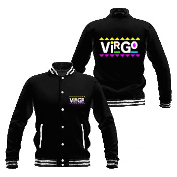 Discover Virgo Zodiac Design 90s Style Baseball Jackets