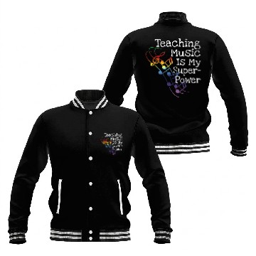 Discover Music Teacher Baseball Jackets