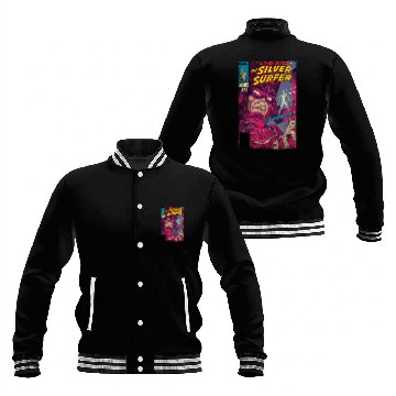 Discover Vintage Silver Surfer - Silver Surfer - Baseball Jackets