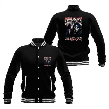 Discover Ghostface Slasher Scream halloween Baseball Jackets