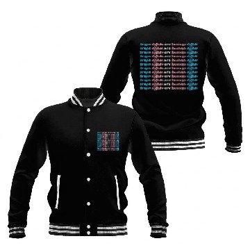 Discover Trans Rights Are Human Rights Baseball Jackets