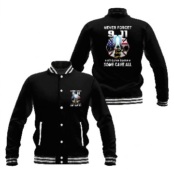 Discover Never Forget 9-11-2001 20th Anniversary Baseball Jackets