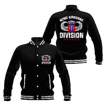 Discover US  82nd AIRBORNE Division Veteran Vintage Baseball Jackets