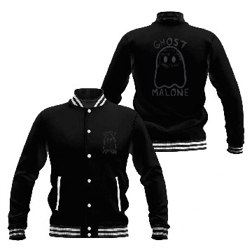 Discover Ghost Malone Baseball Jackets, Funny Ghost Baseball Jackets