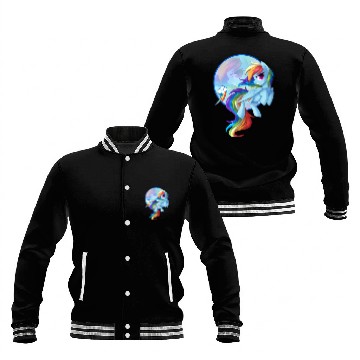 Discover Rainbow Dash! Classic Baseball Jackets