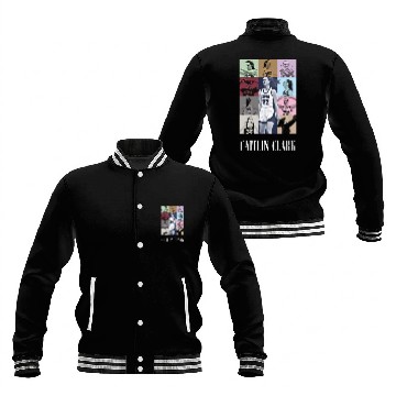 Discover Caitlin Clark Eras Tour Baseball Jackets