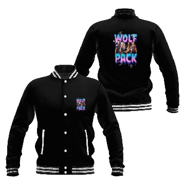 Discover Disney Zombies Wolf Pack Group Poster Baseball Jackets