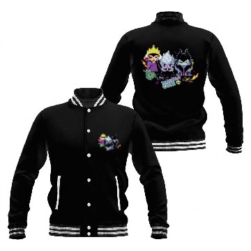 Discover Disney Villains Chibi Dont Call Us Cute Hawaiians Baseball Jackets