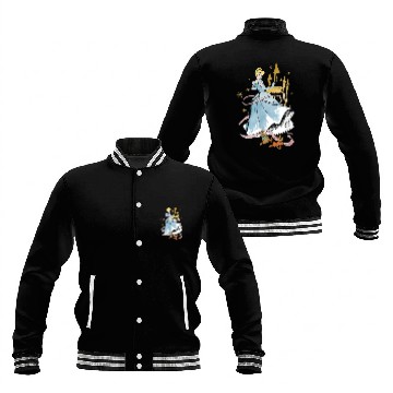 Discover Disney Princess Cinde Collage Baseball Tees Baseball Jackets