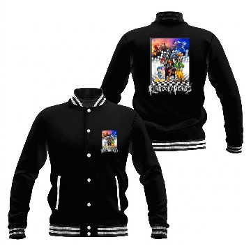 Discover Disneyss Kingdom Hearts Throne Baseball Jackets