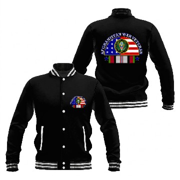 Discover Army Afghanistan War Veteran Patch Image Baseball Jackets