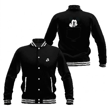 Discover Disney - Mickey Pocket Peek Baseball Jerseys Baseball Jackets