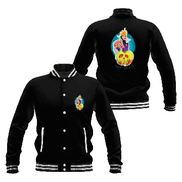 Discover Disney Villains Evil Queen Poison Apple Just One Bite Baseball Jackets