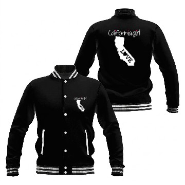 Discover I Love California Home Baseball Jackets