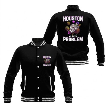 Discover Sloth Gift Houston we have a problem astonaut pajamas astronaut sloth Baseball Jackets
