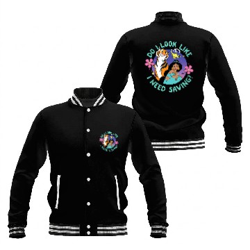 Discover Disney Princess - Jasmine Do I Look Like I Need Saving Zip Baseball Jackets